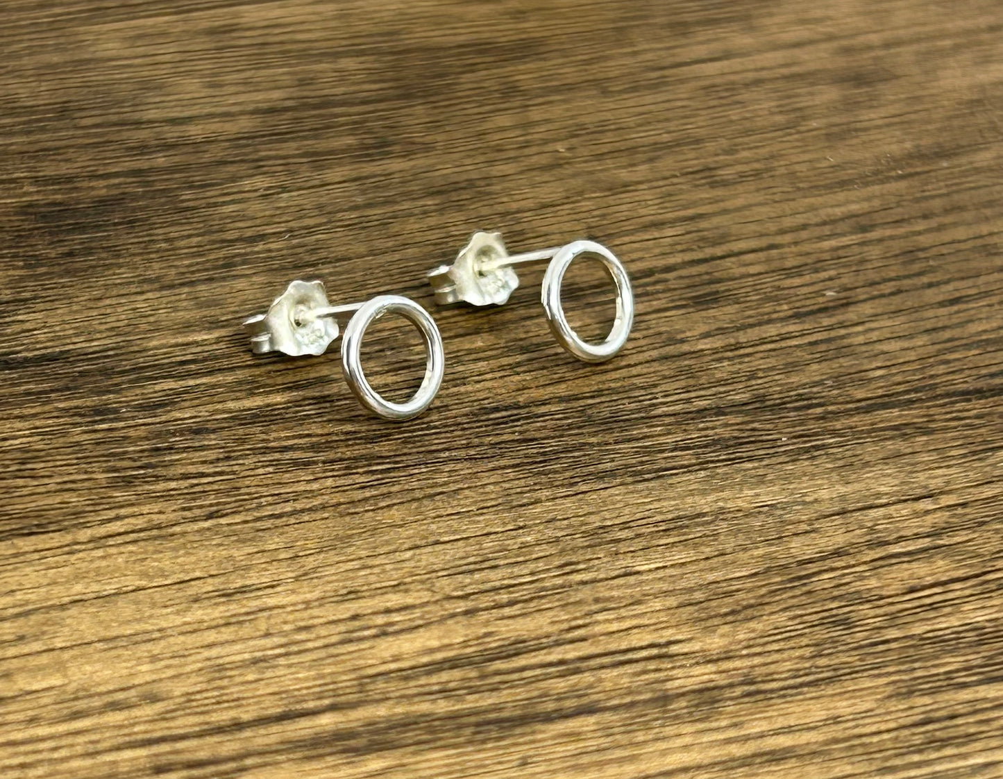 Circle Stud Earrings