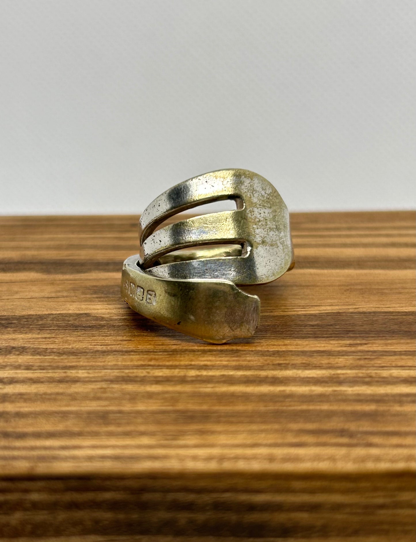 Vintage Handmade Pickle Fork Ring