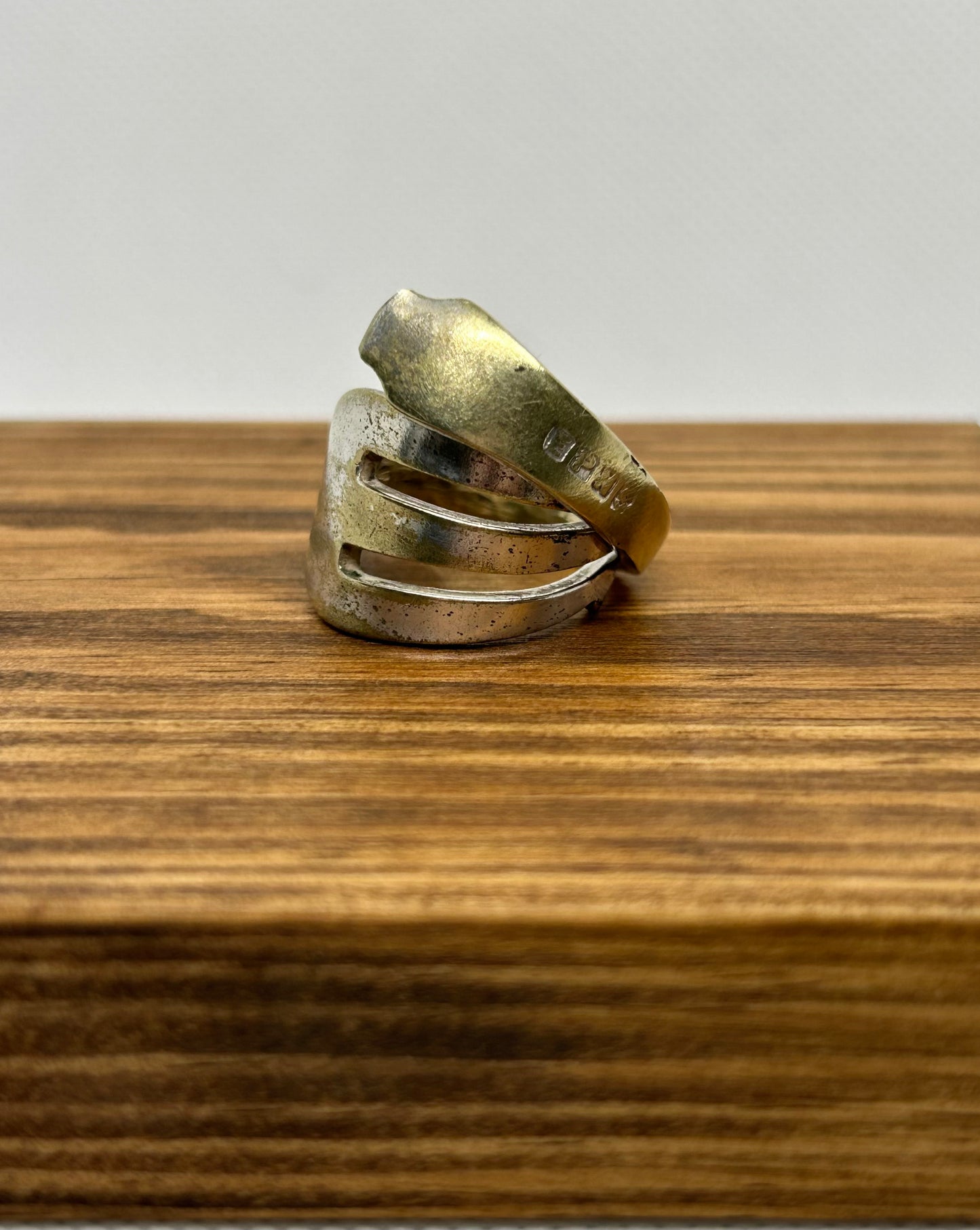 Vintage Handmade Pickle Fork Ring