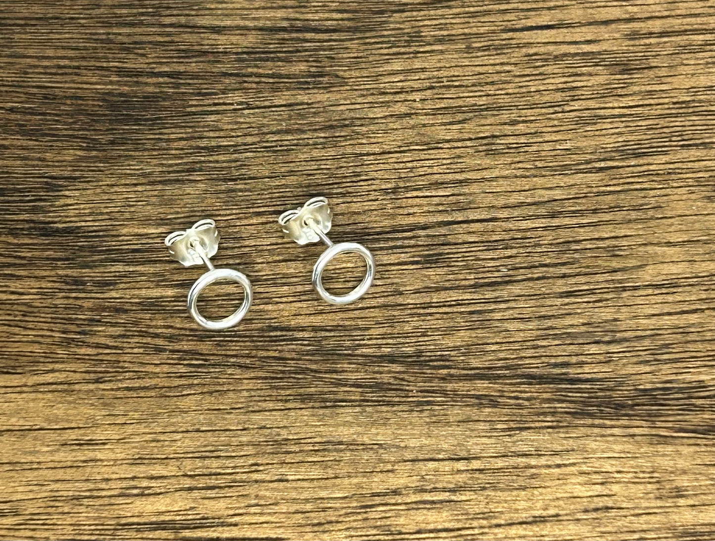 Circle Stud Earrings
