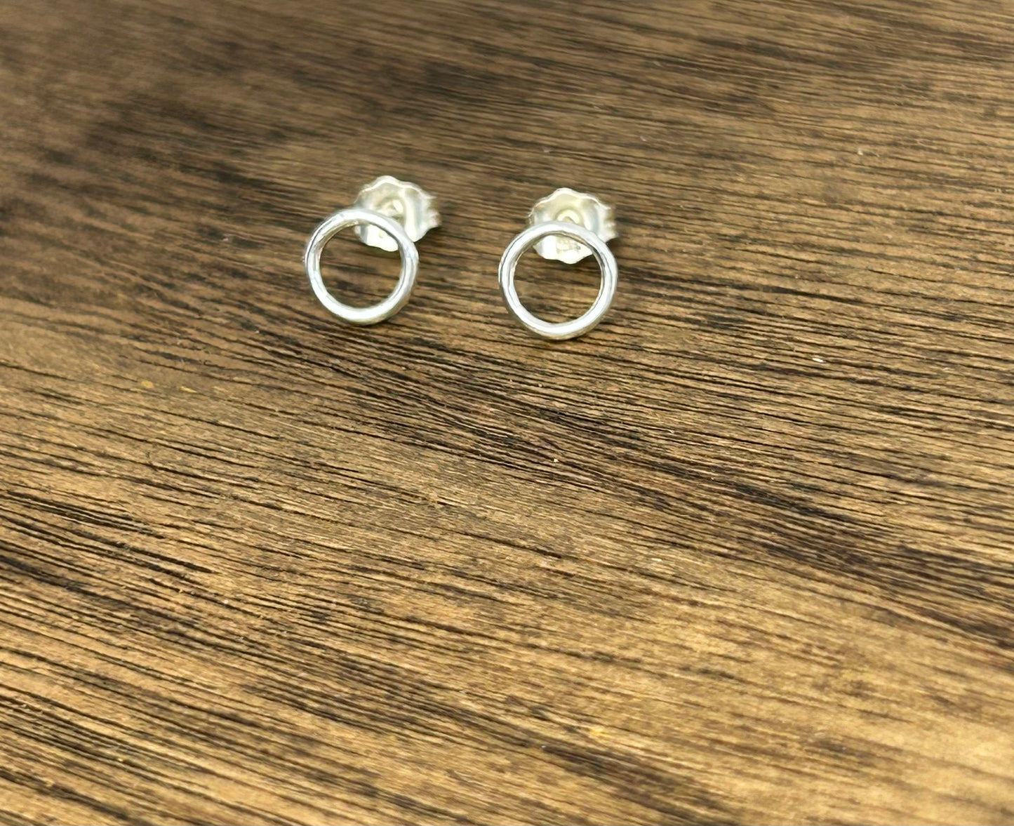 Circle Stud Earrings