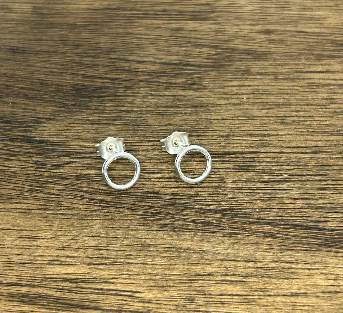 Circle Stud Earrings