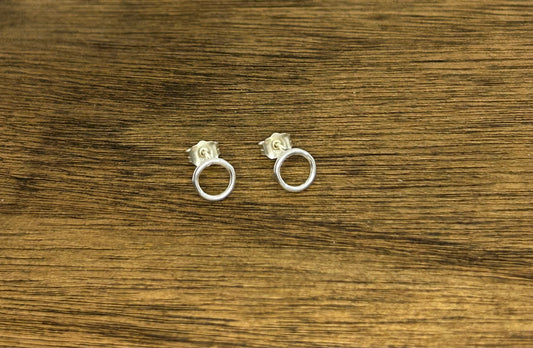 Circle Stud Earrings