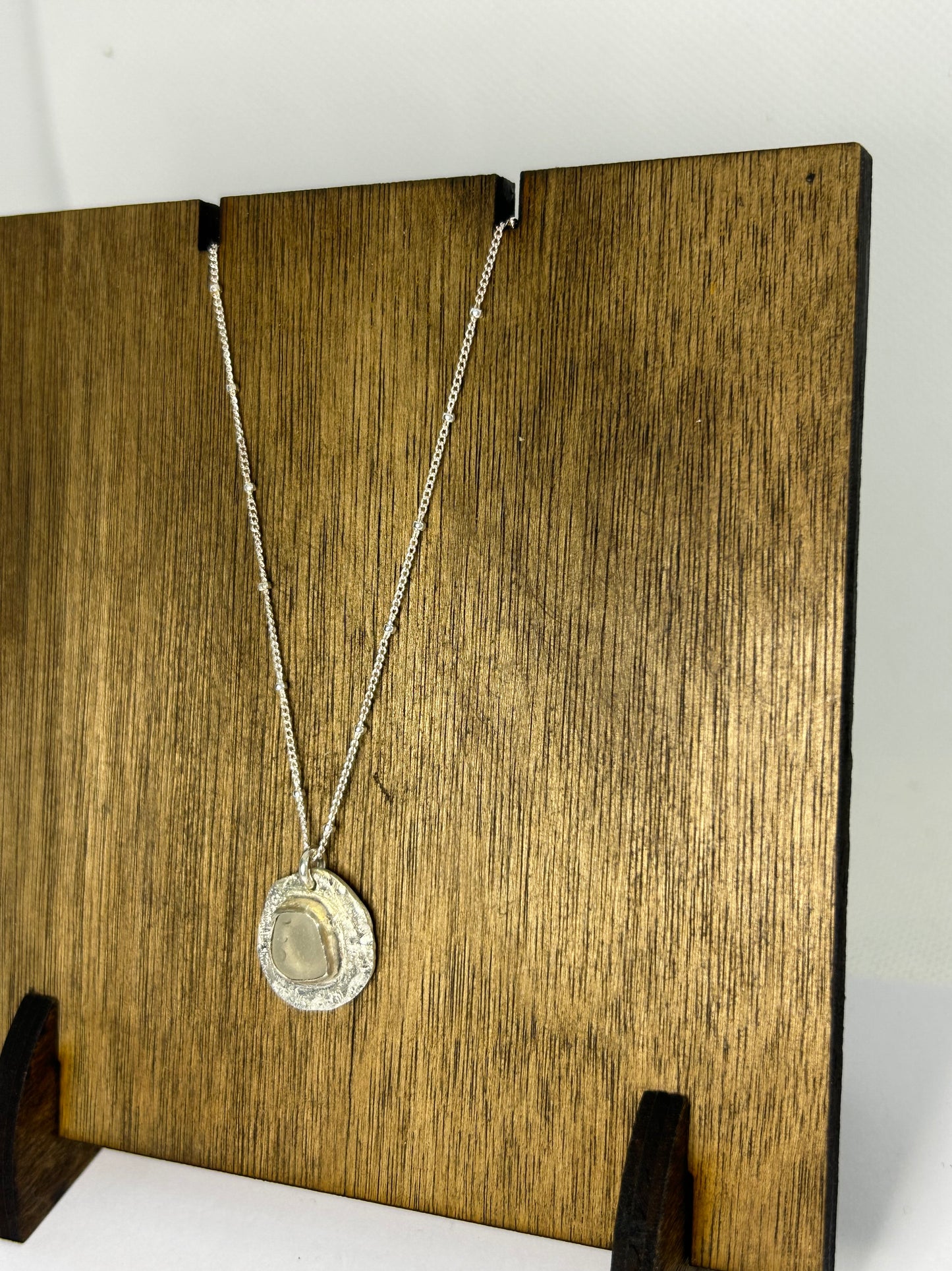 Seaglass Silver Pendant