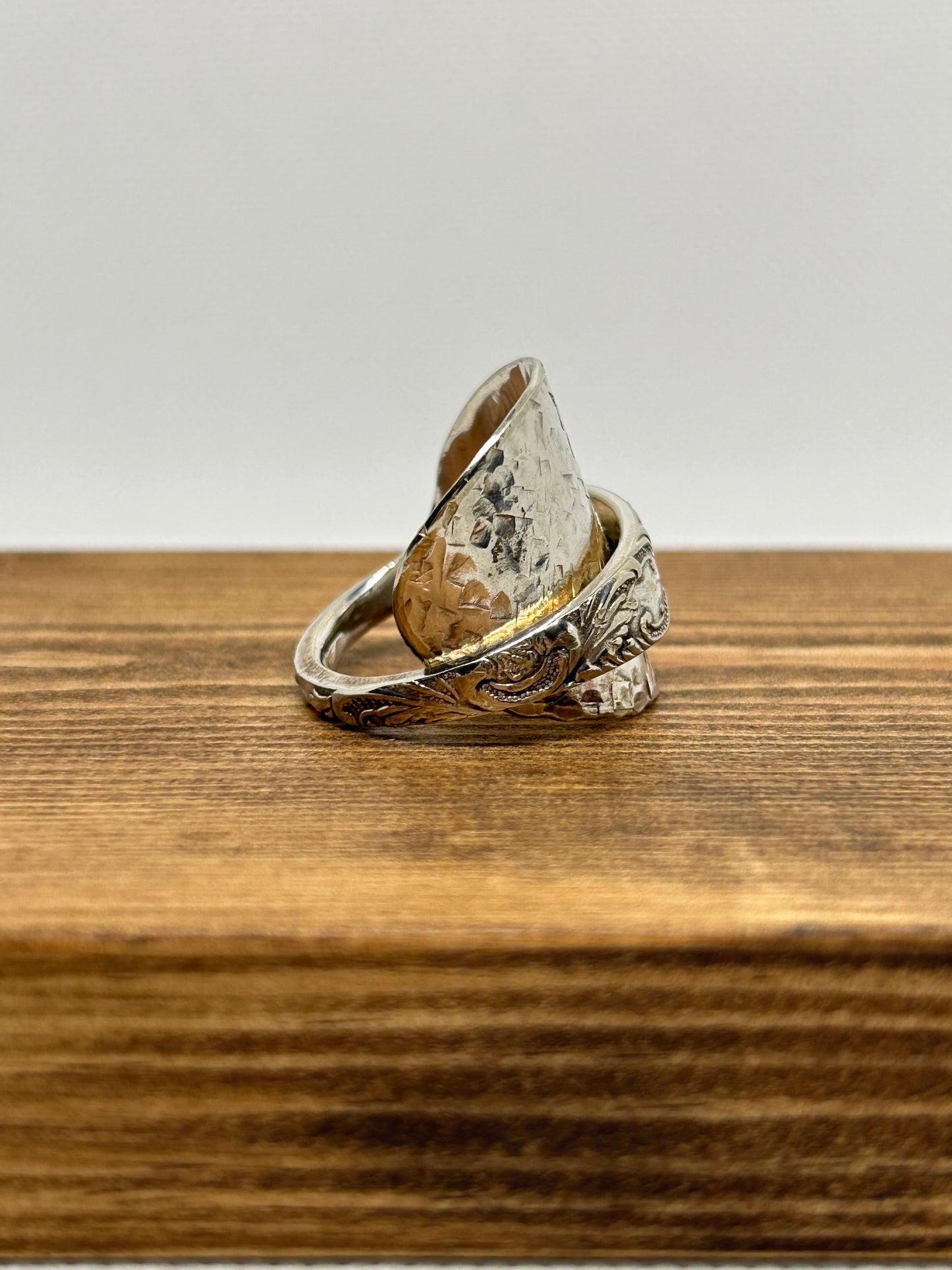 Texture Detail Full Spoon Ring