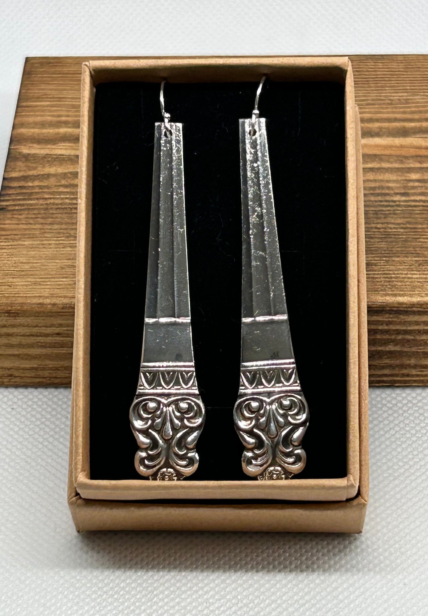 Vintage Elizabethan Patterned Earrings