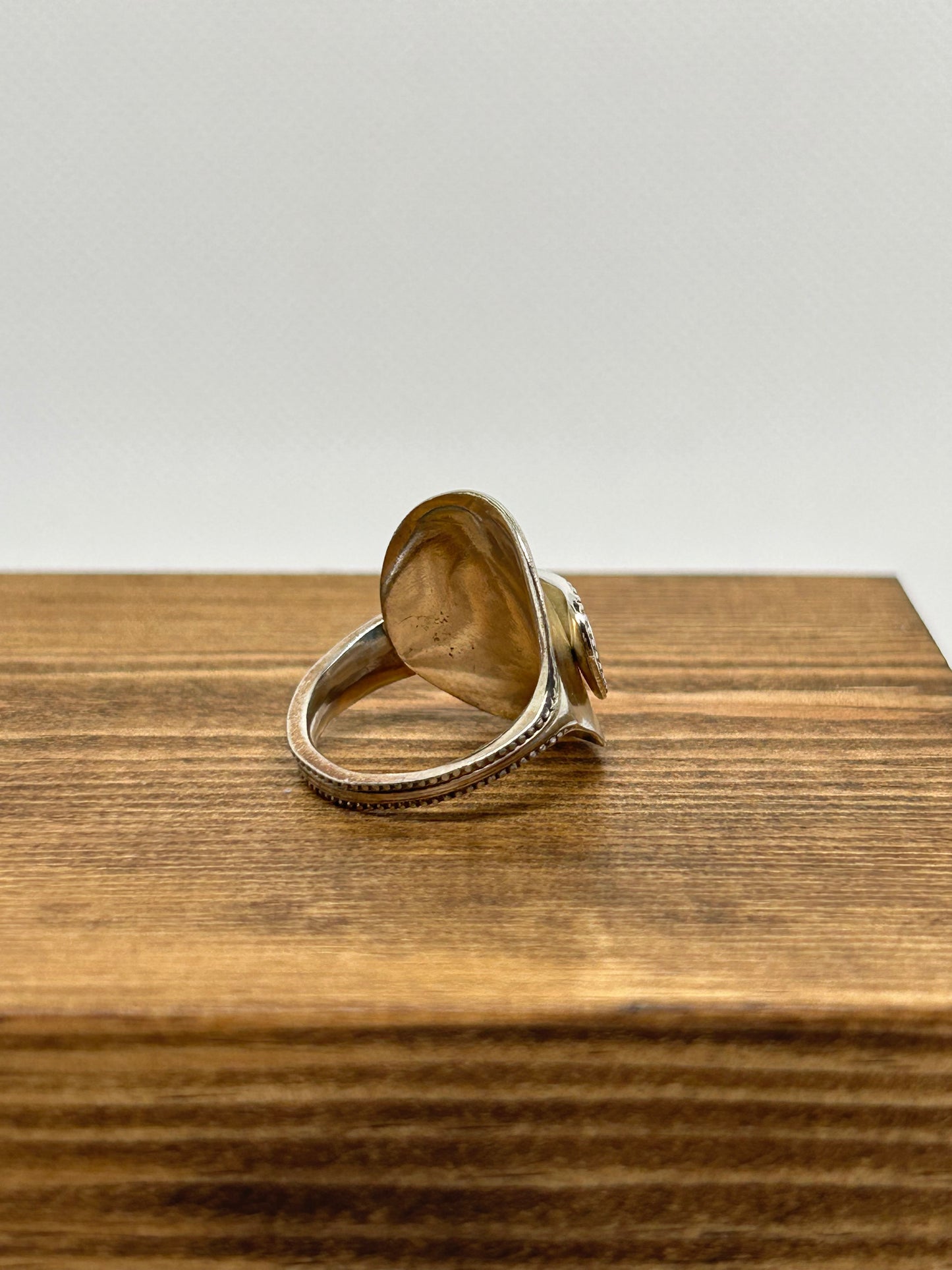 Mustard Spoon Ring