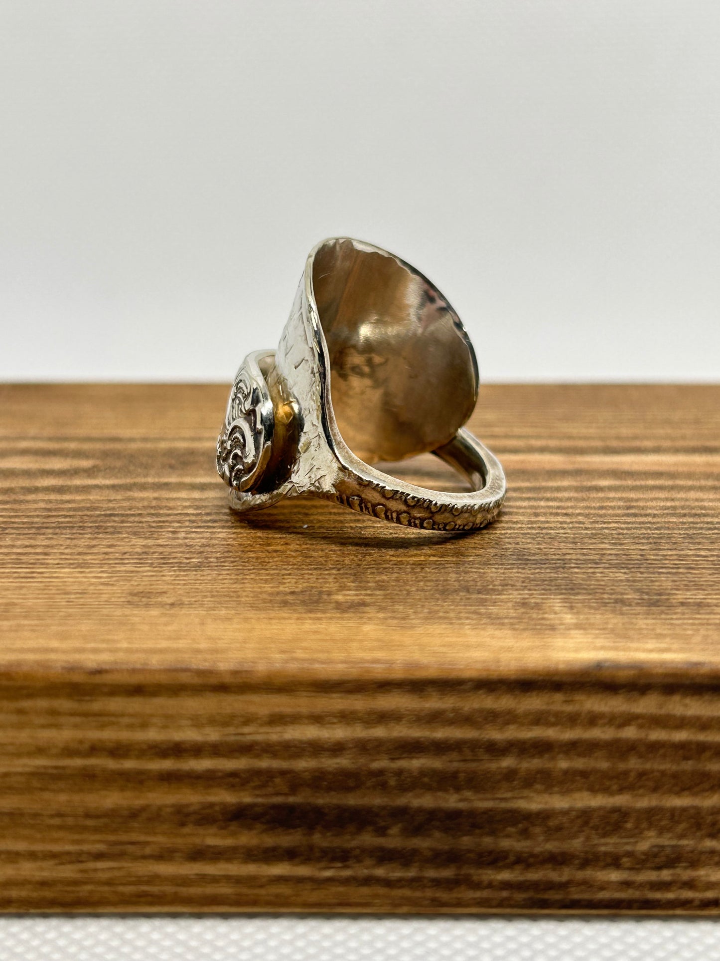 Texture Detail Full Spoon Ring