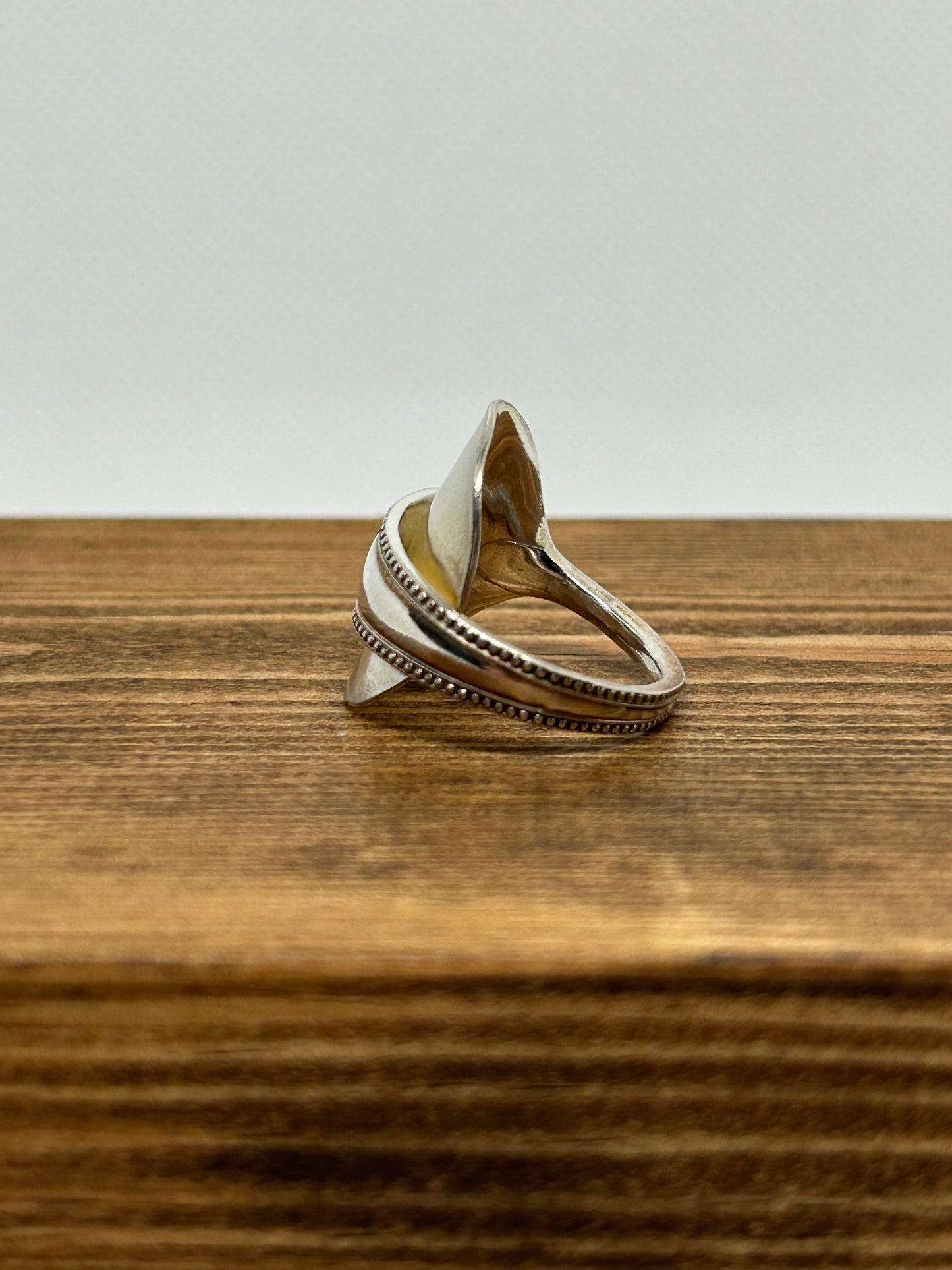 Mustard Spoon Ring