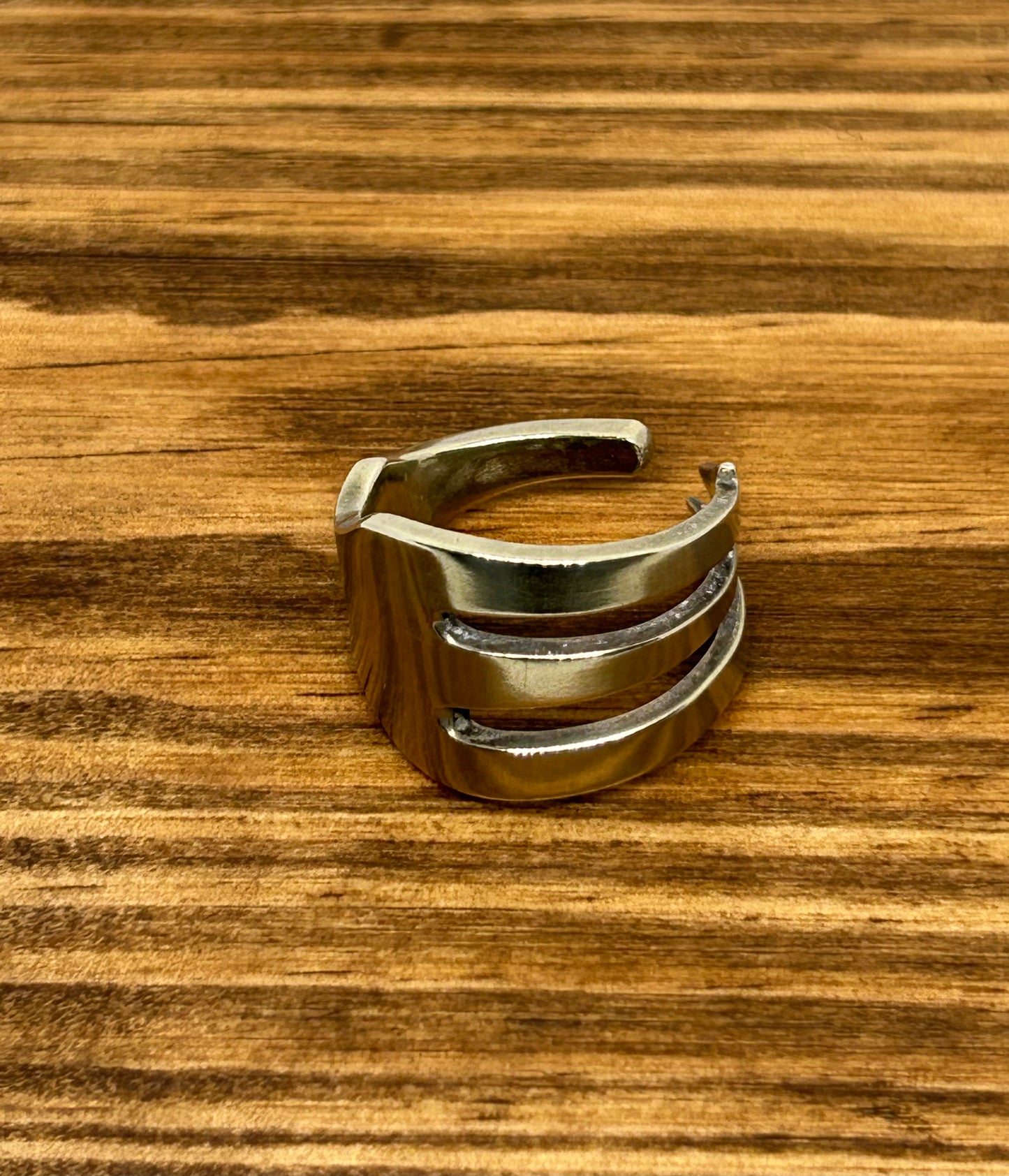 Vintage Pickle Fork Ring – Handmade Upcycled Jewelry