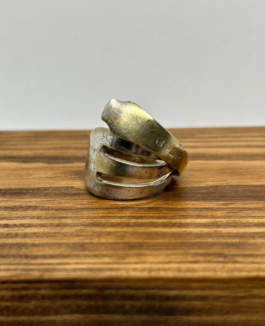 Vintage Handmade Pickle Fork Ring