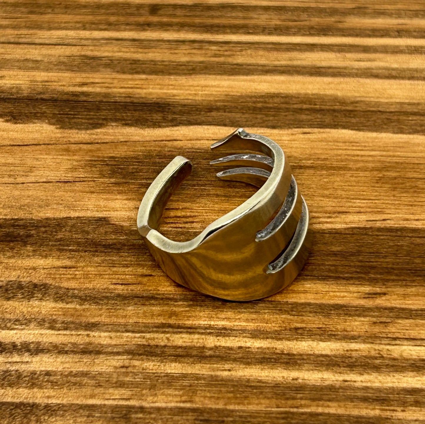 Vintage Pickle Fork Ring – Handmade Upcycled Jewelry