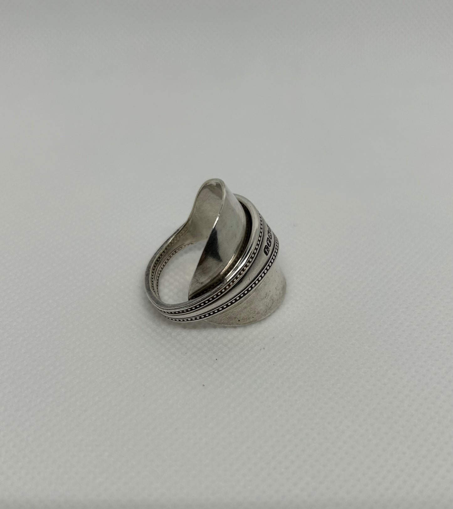 Vintage Silver Plate Spoon Ring