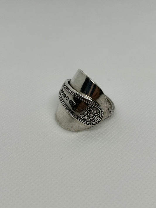 Vintage Silver Plate Spoon Ring