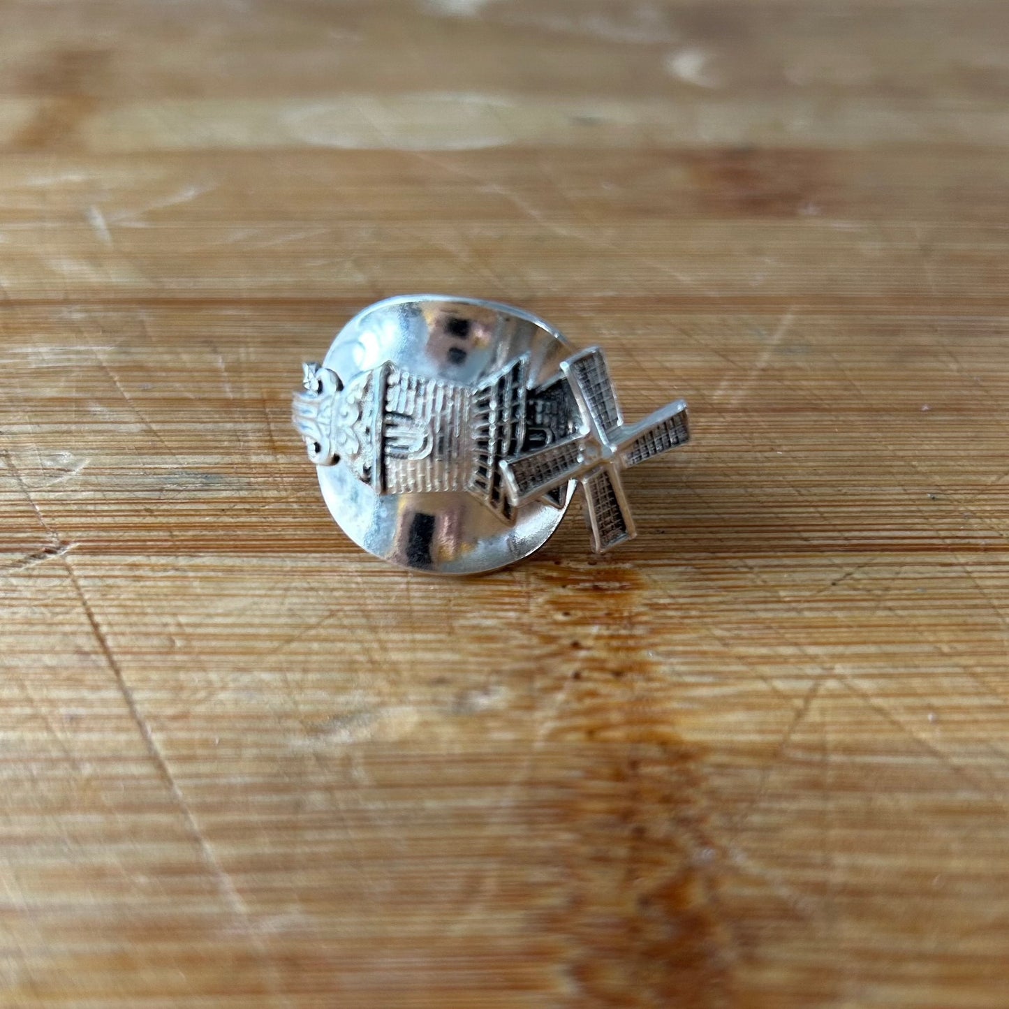 Working Windmill Spoon Ring