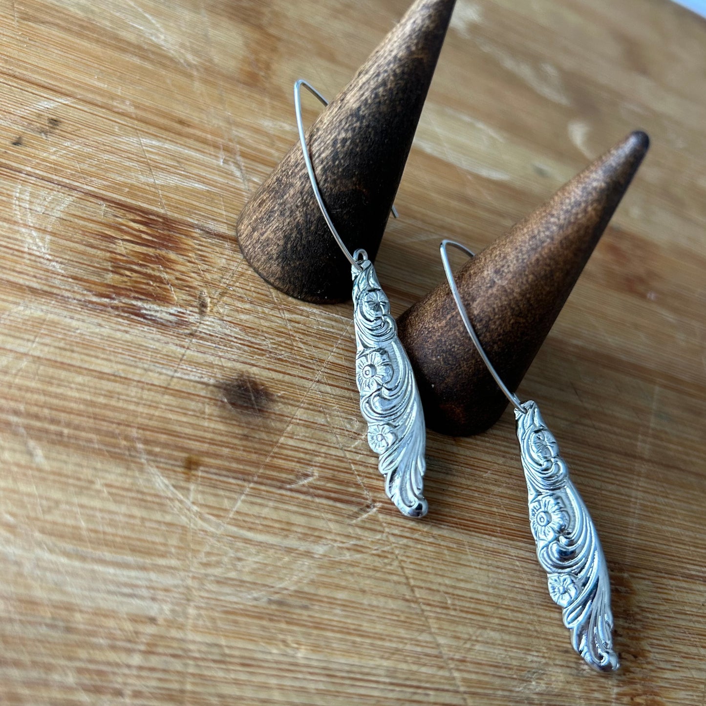 Elwezetta Dutch Teaspoon Handle Earrings