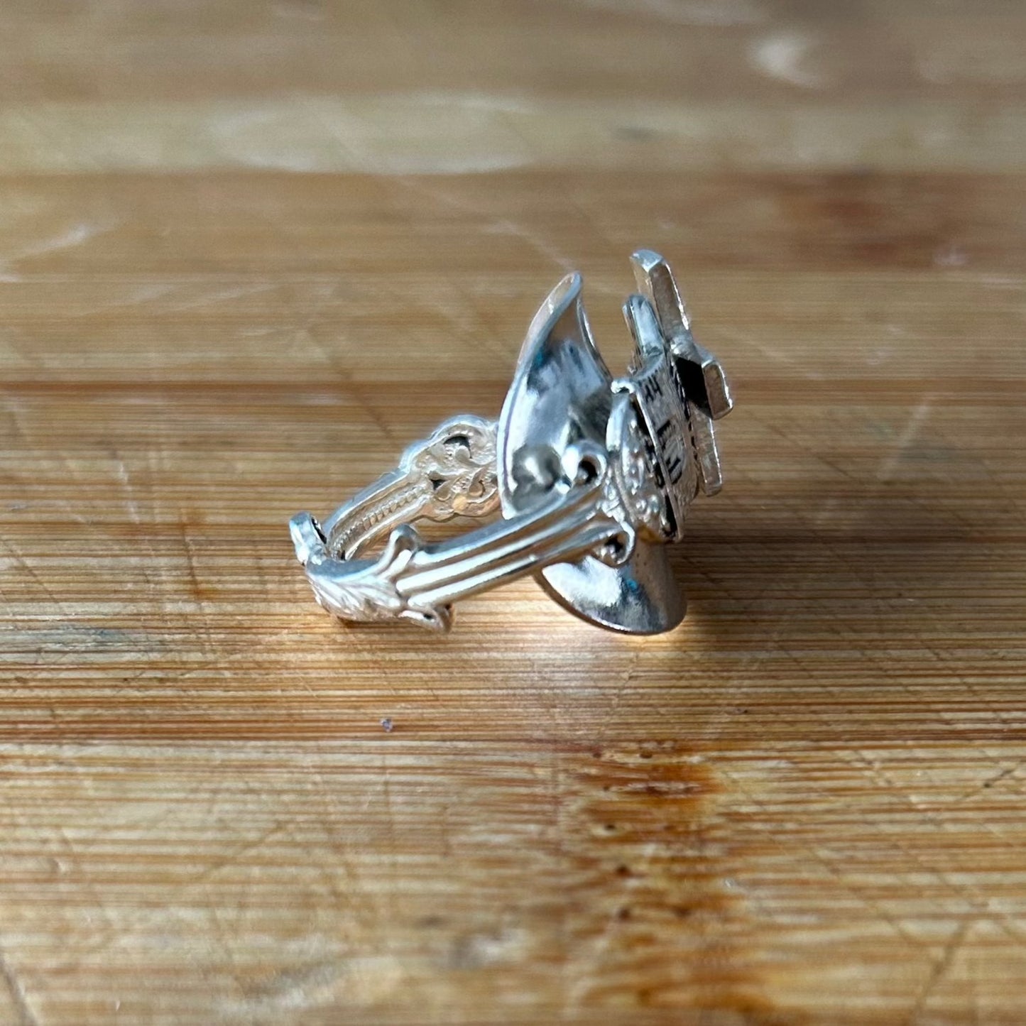 Working Windmill Spoon Ring