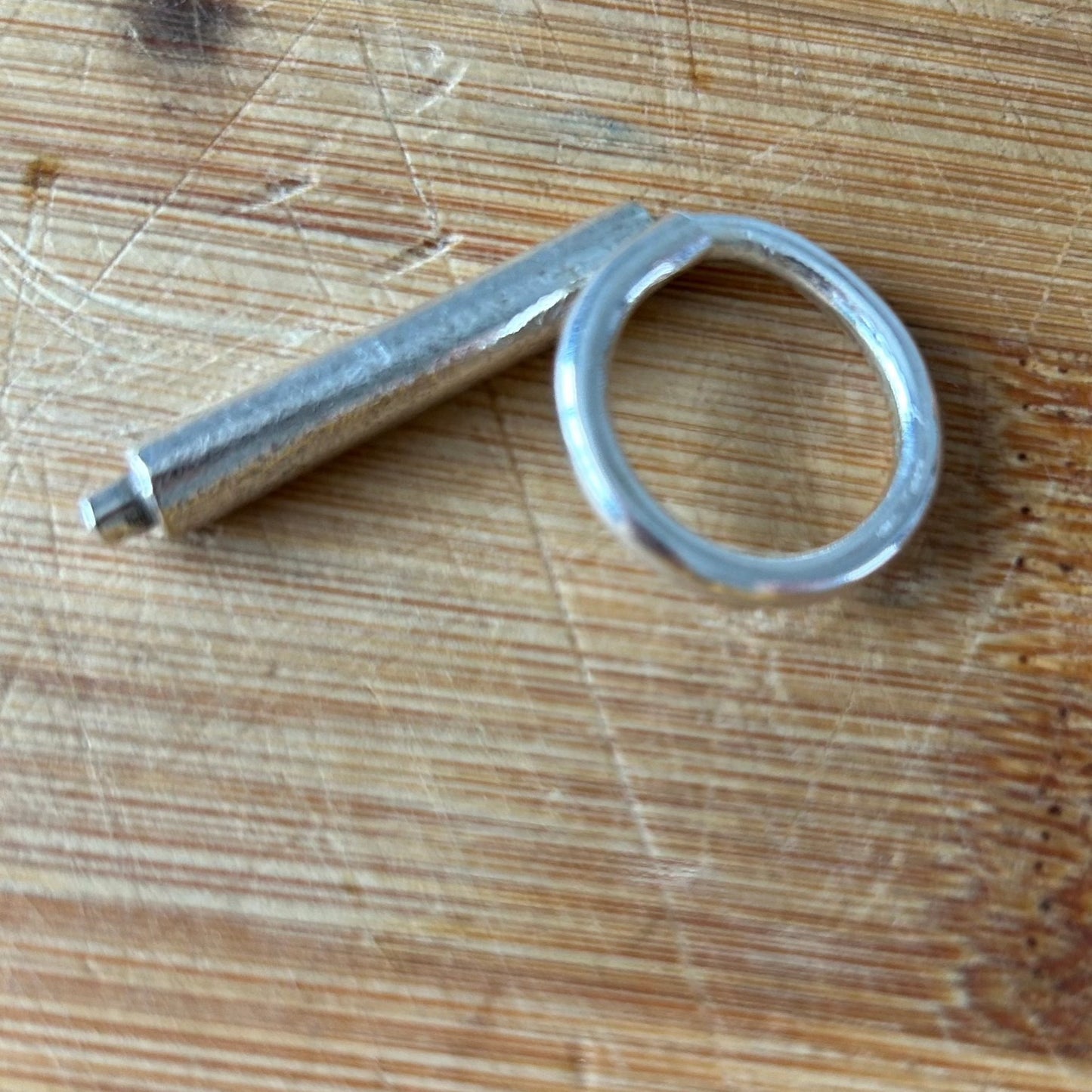 Extended Bar Teaspoon Handle Ring